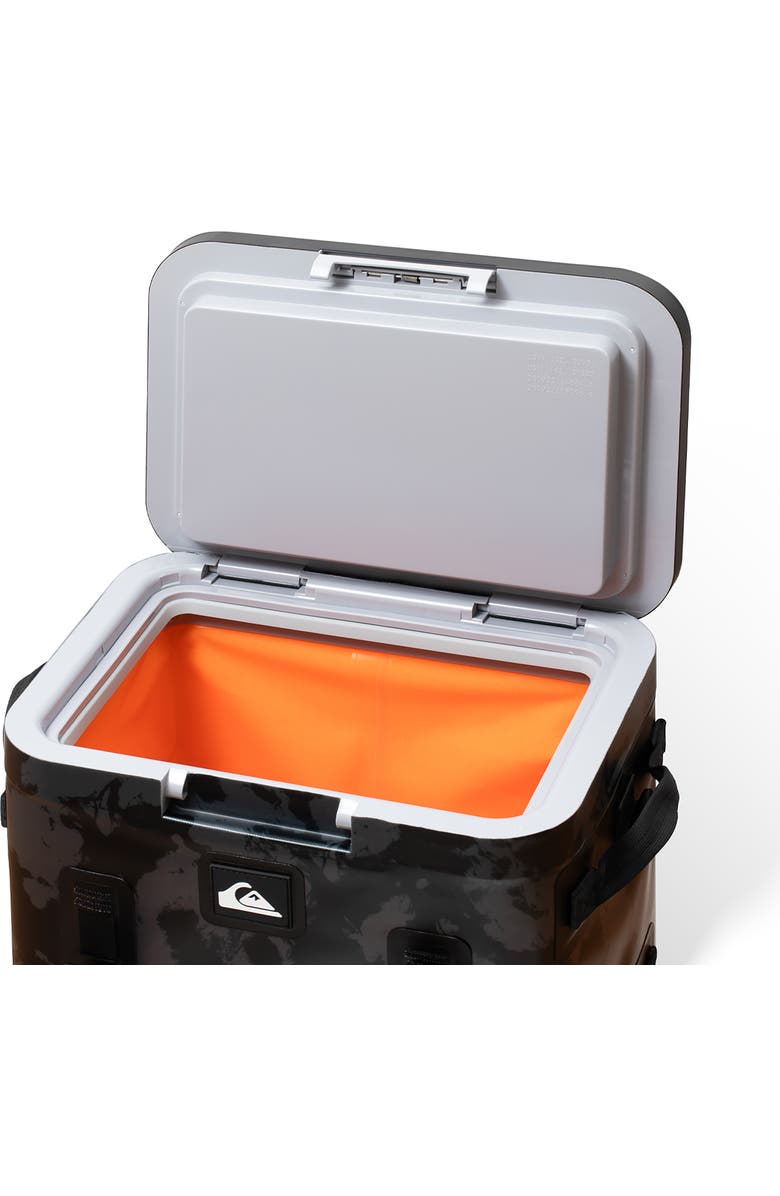 Quiksilver Coastal 20L Multi-Layer Insulated Zipperless Cooler Backpack with Bottle Opener, Alternate, color, Tie-Dye