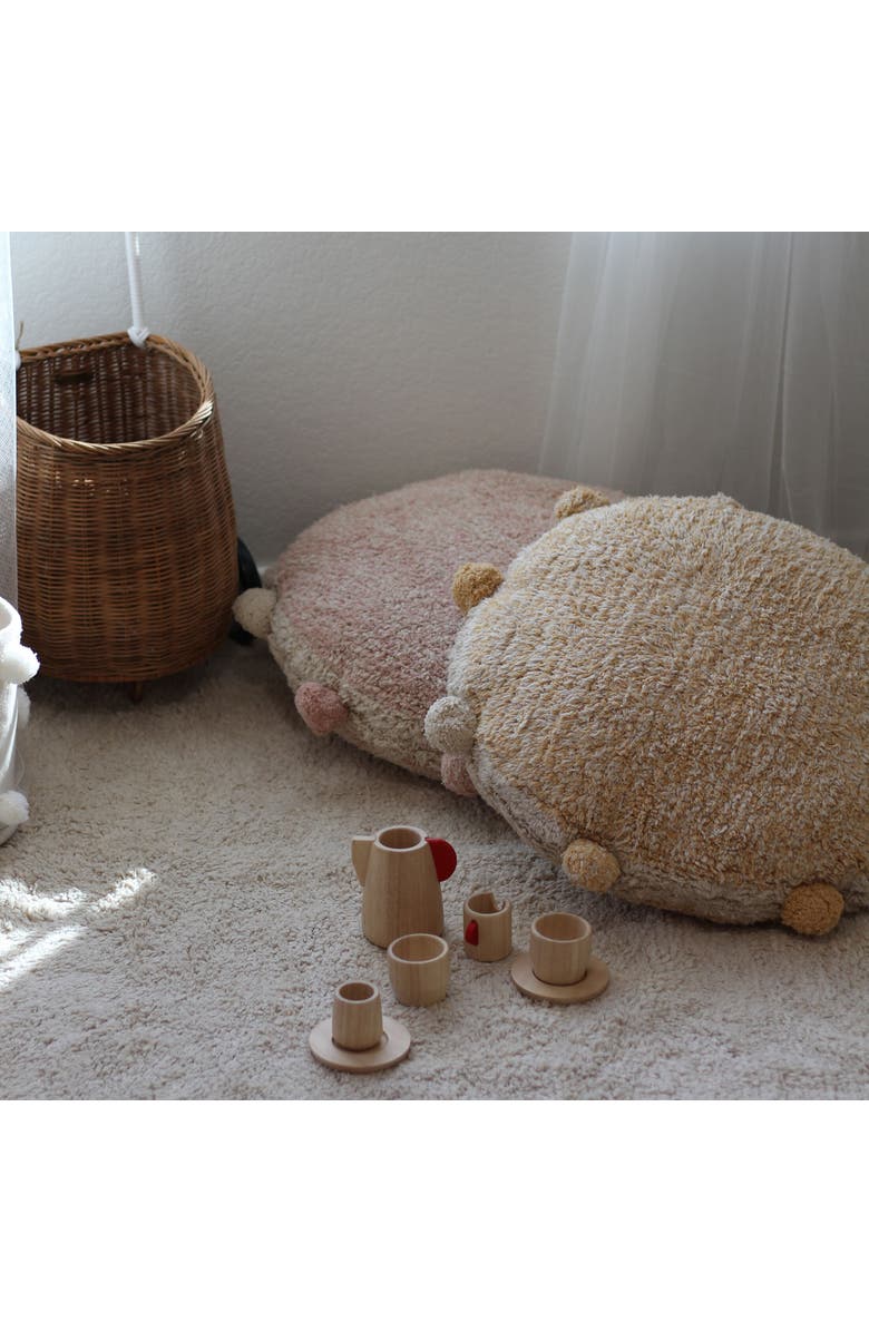 Lorena Canals Floor cushion Bubbly, Alternate, color, Honey, Natural