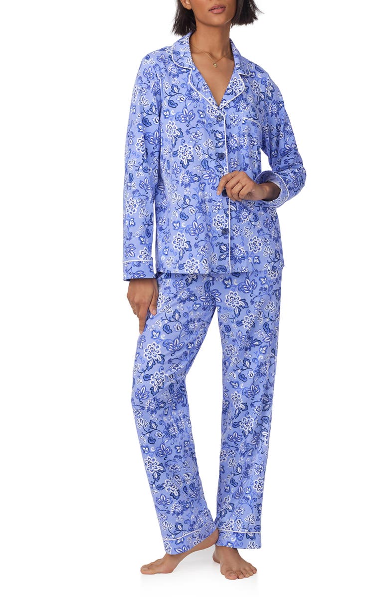 BedHead Pajamas Print Stretch Organic Cotton Jersey Pajamas, Alternate, color, 