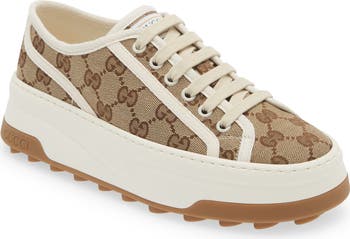 スニーカー Gucci Original Gg Canvas Flatform Sneakers Gucci GG Canvas Platform Sneaker (Women) | Nordstrom