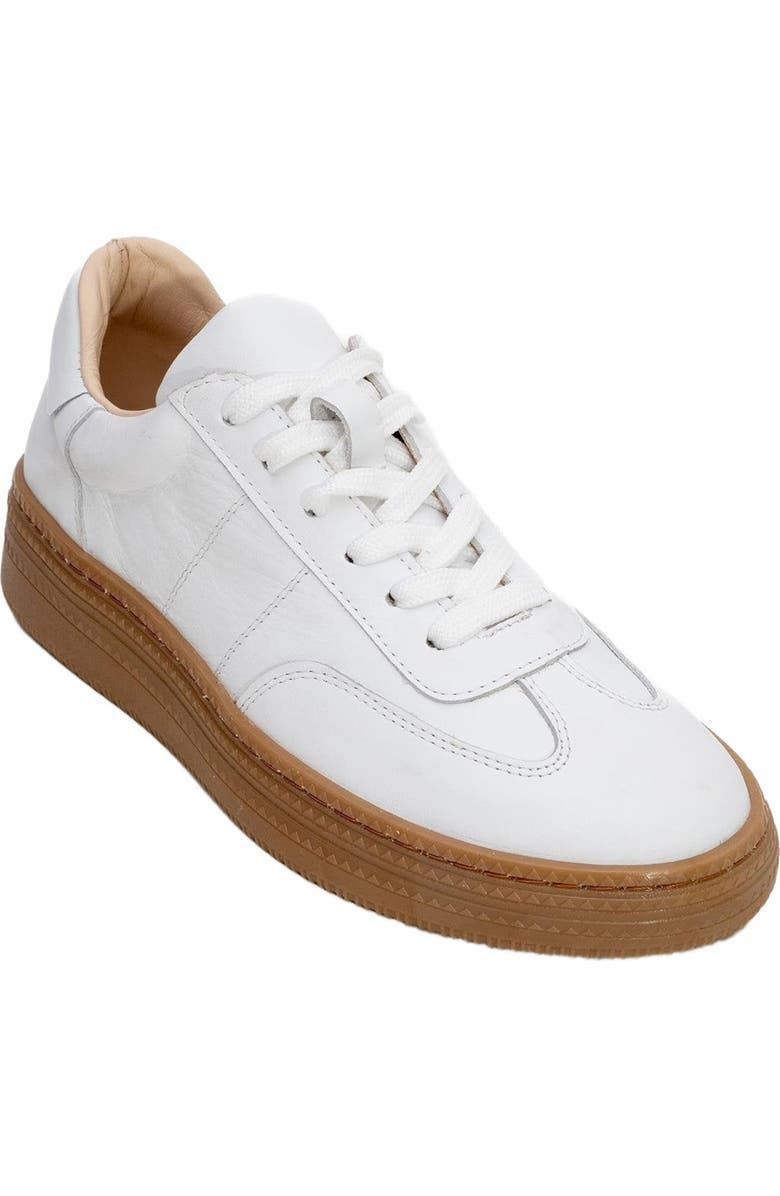 Forever & Always Shoes Fyore Leather Sneakers, Alternate, color, White Leather