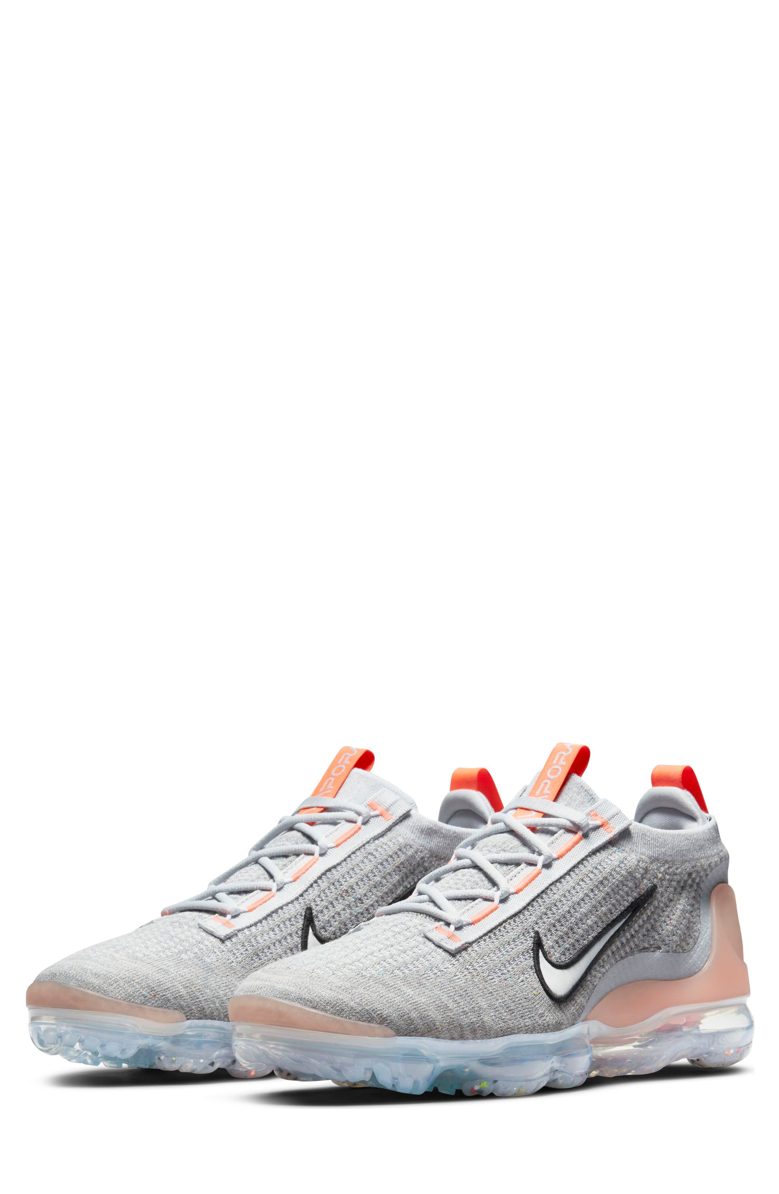 Air VaporMax 2021 FK Sneaker, Main, color, GREY/ WHITE/ YELLOW