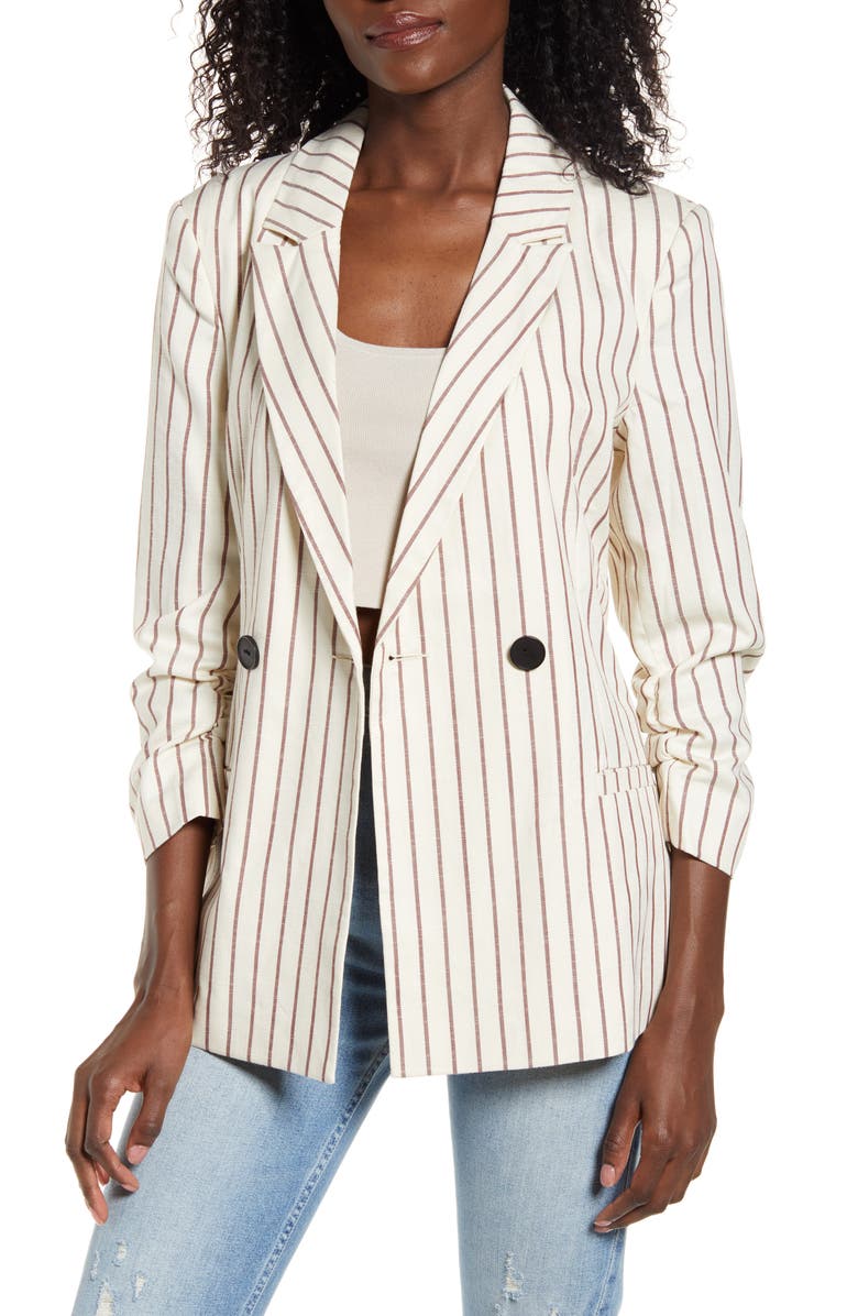 VERO MODA Nellilaja Stripe Blazer, Main, color,