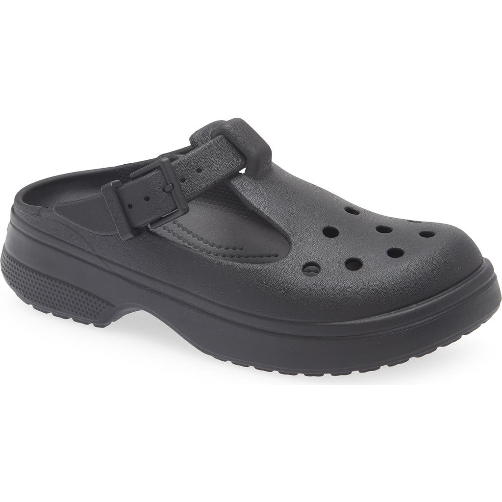 Crocs Classic Mary Jane Clog In Black