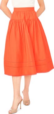 Ted Baker Erin Tiered Cotton Midi Skirt
