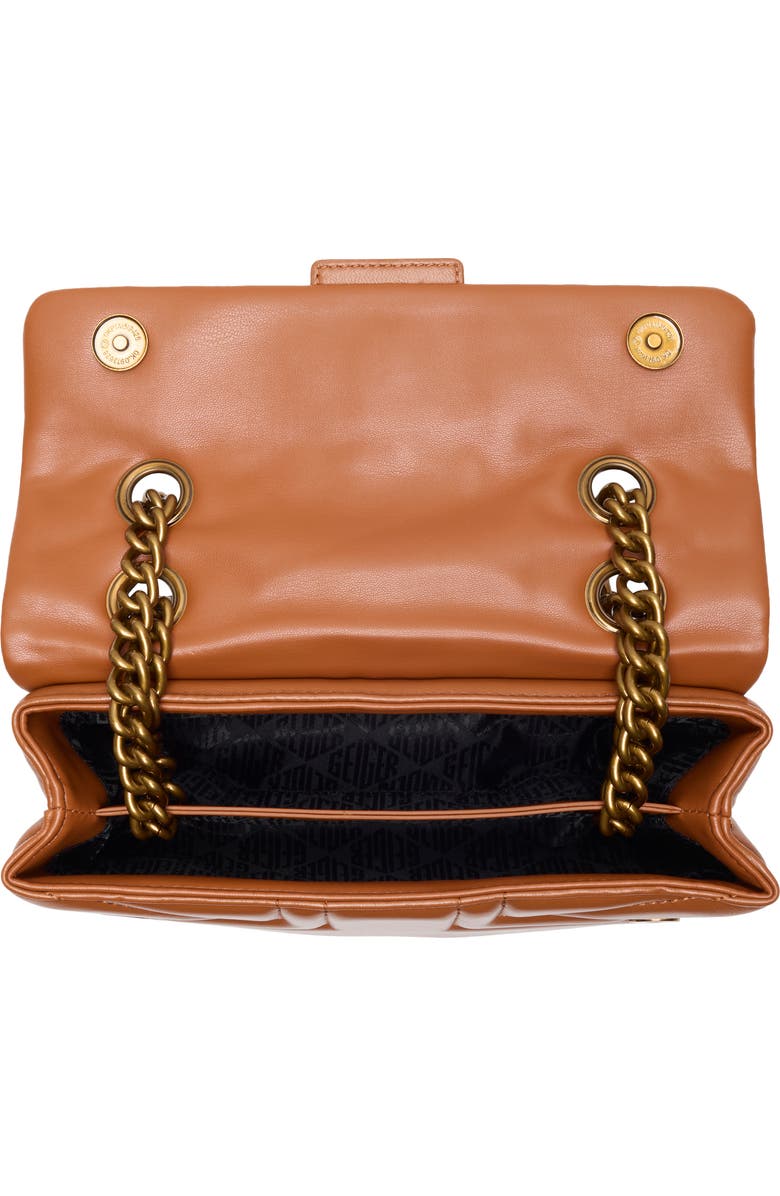 Kurt Geiger London Union Jack Leather Crossbody Bag, Alternate, color, Light/Pastel Brown