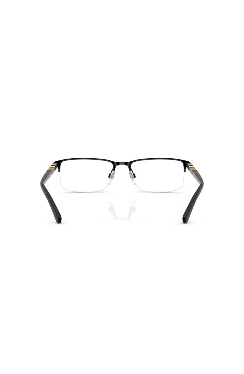 Burberry 55mm Rectangle optical glasses, Alternate, color, Black