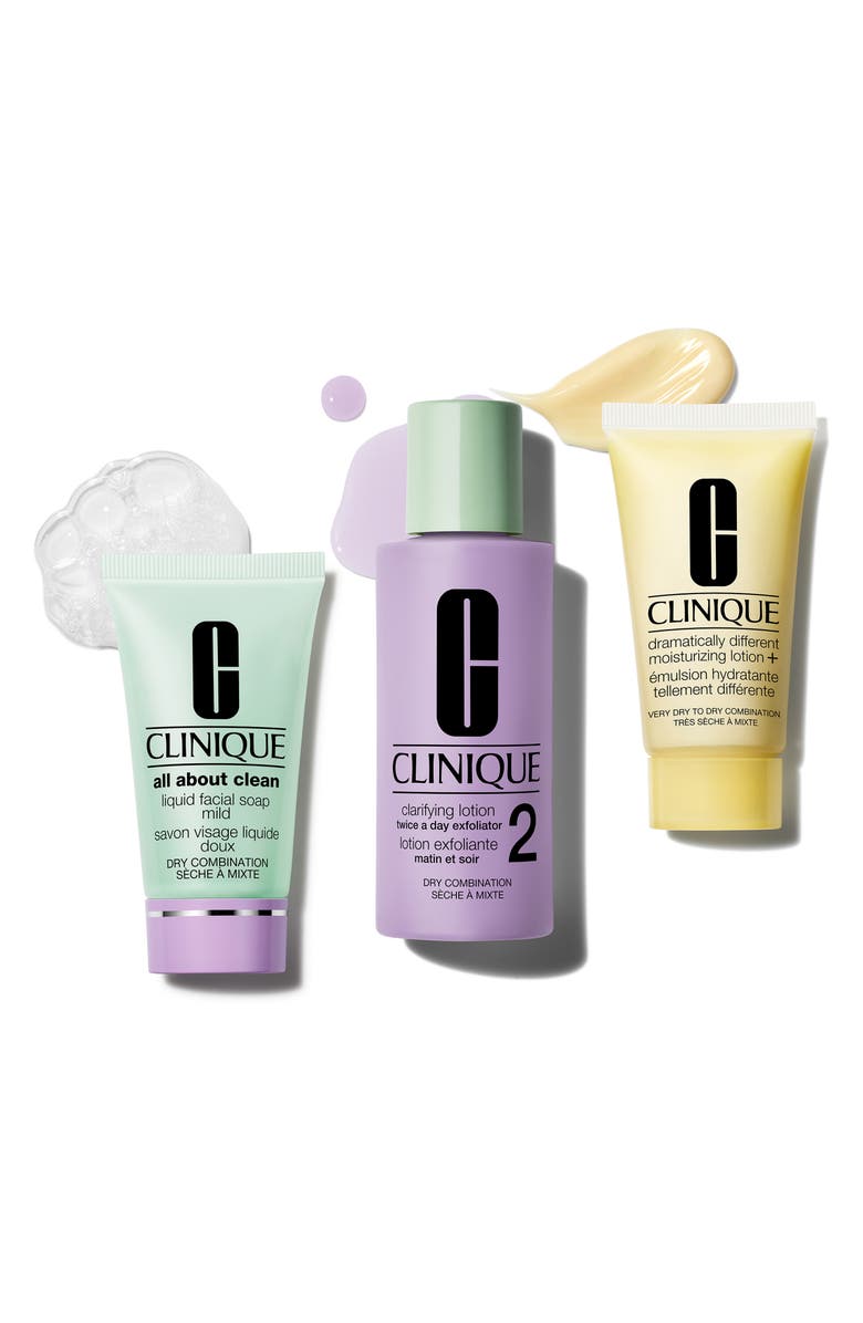 Clinique Skin School Supplies: 3-Piece Cleanser Refresher Course Set, Alternate, color,