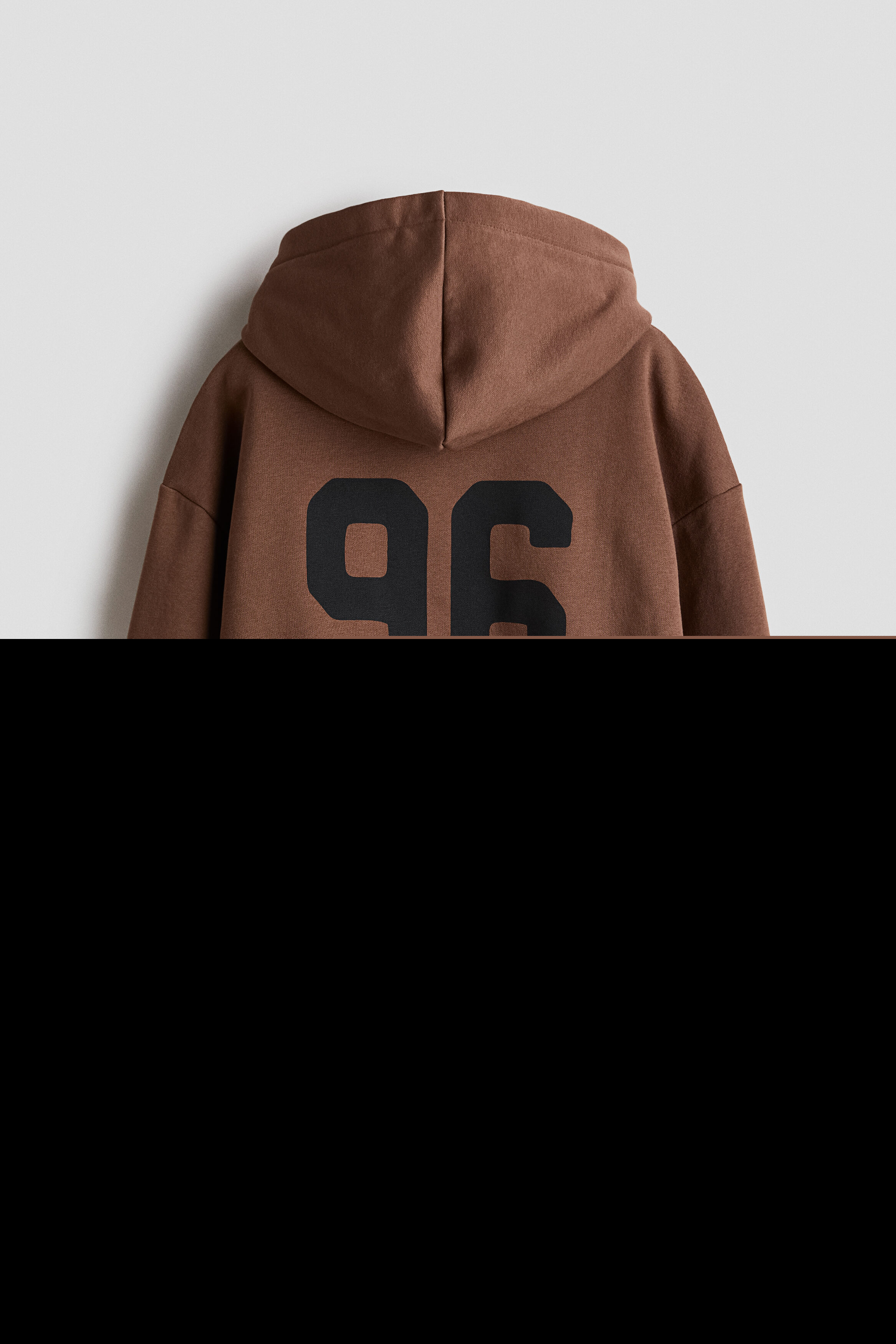 H&M Printed Hoodie, Alternate, color, Brown/Nyc
