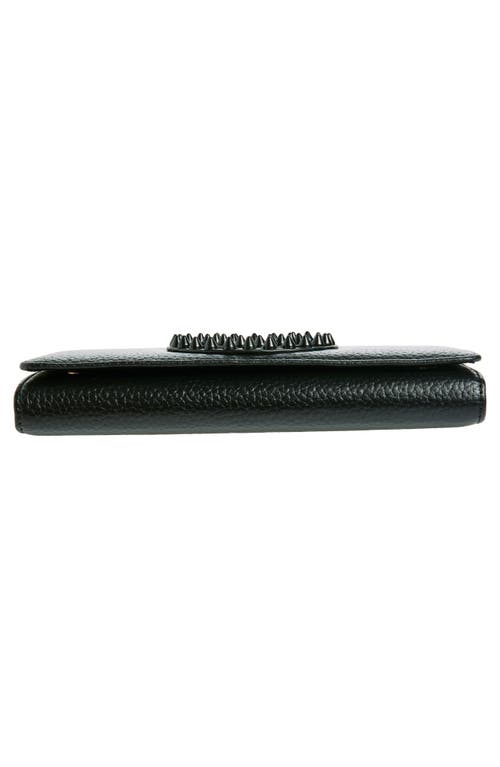 Valentino By Mario Valentino Bianca Studded Leather Shoulder Bag In Black