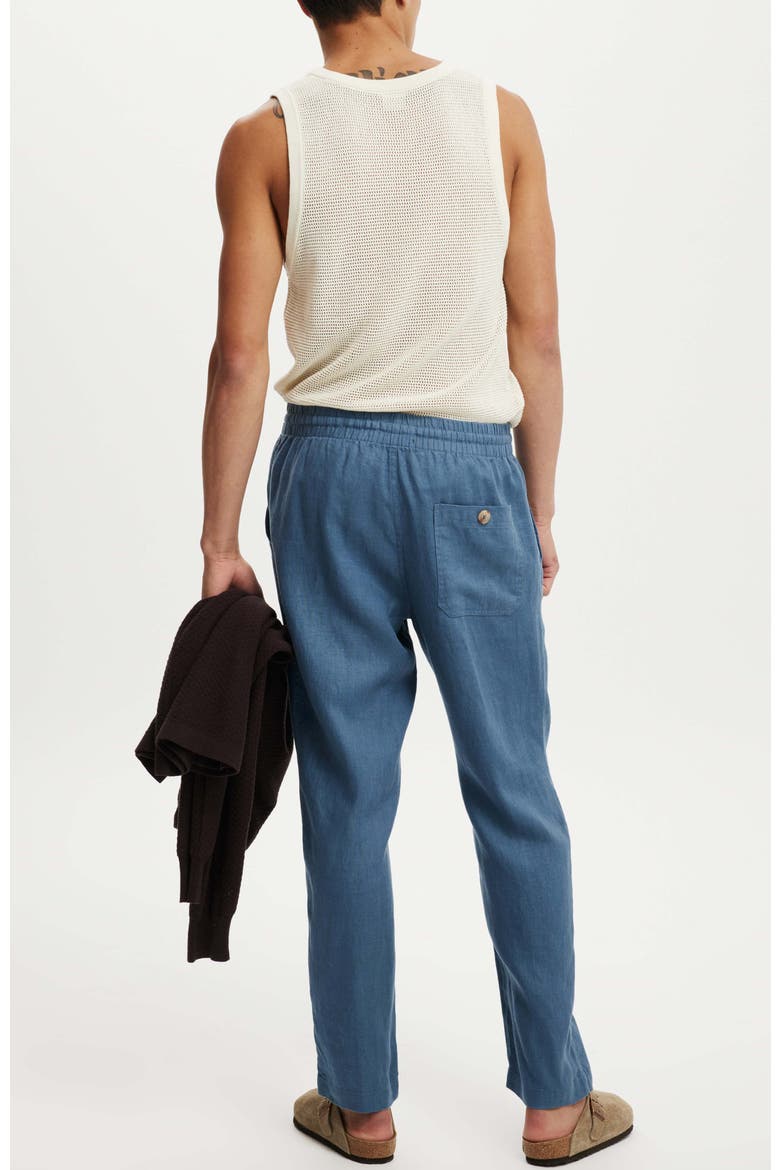 Men's Linen Pant, Alternate, color, MOONLIGHT BLUE