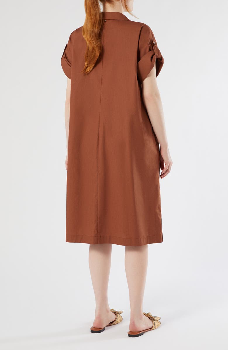 Marina Rinaldi Sacro Shift Dress, Alternate, color, Fard