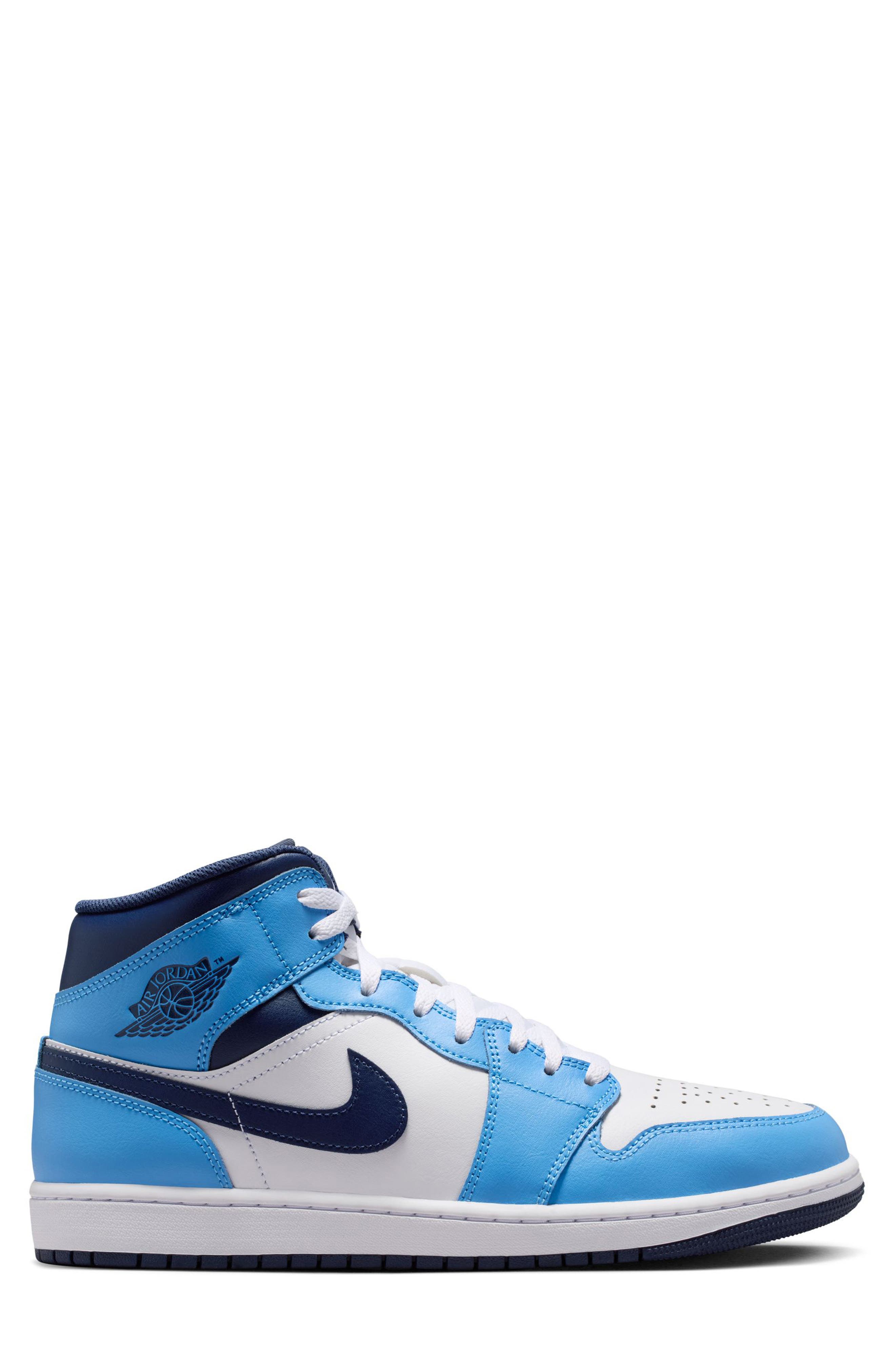Jordan Air Jordan 1 Mid Basketball Sneaker, Alternate, color, Midnight Navy/ White