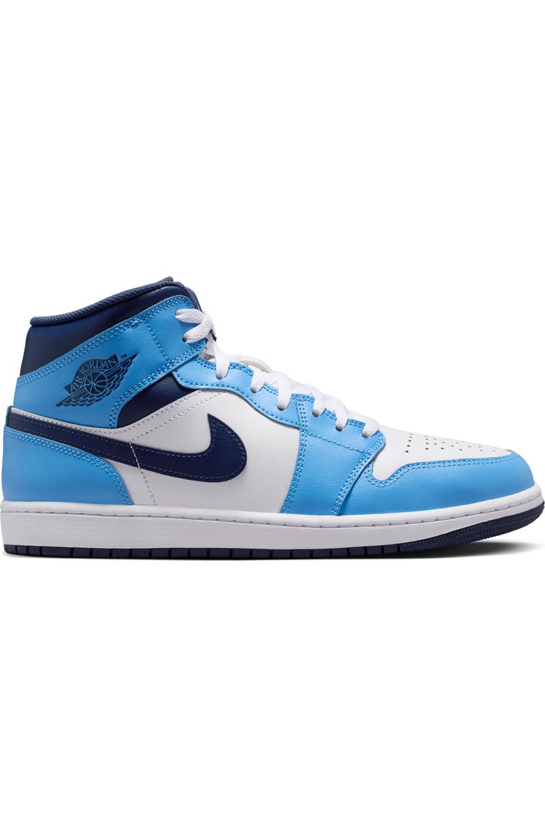 Jordan Air Jordan 1 Mid Basketball Sneaker, Alternate, color, Midnight Navy/ White