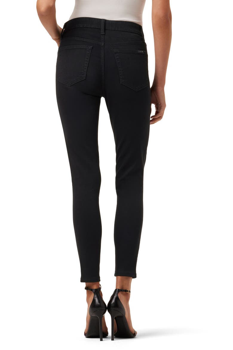 High Waist Ankle Skinny Jeans, Alternate, color, PLUTO