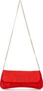 MASCARO Medium Leather Clutch With Cross Body Chain Strap