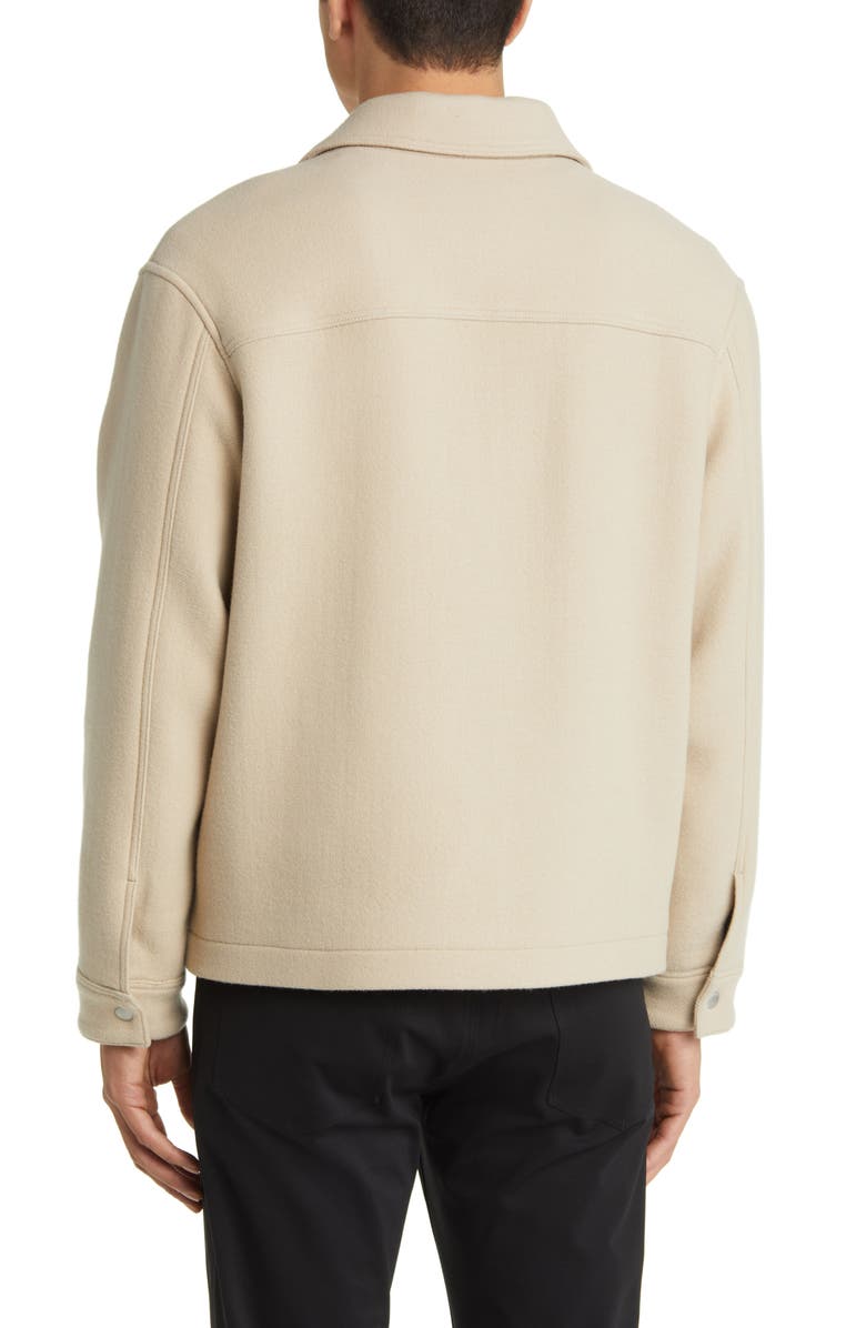 FRAME Wool Blend Flannel Jacket, Alternate, color,