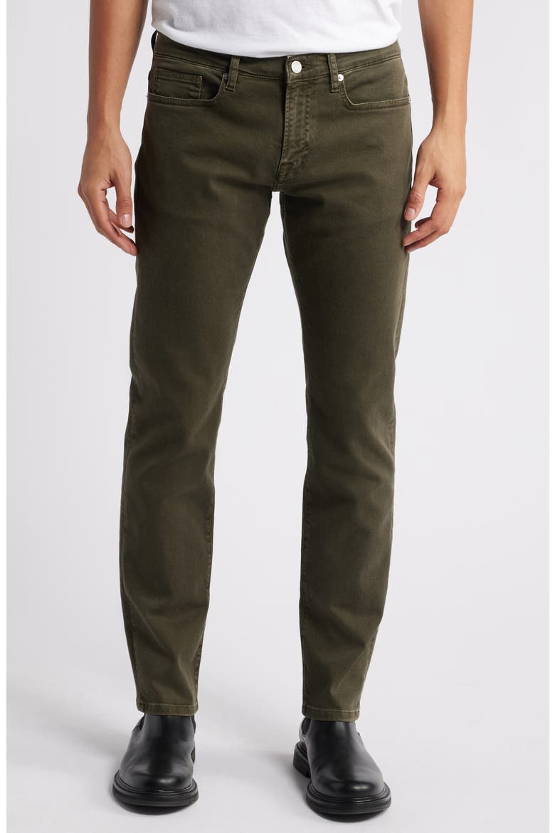 Modern Straight Jeans, Main, color, GARAGE MOSS GREEN