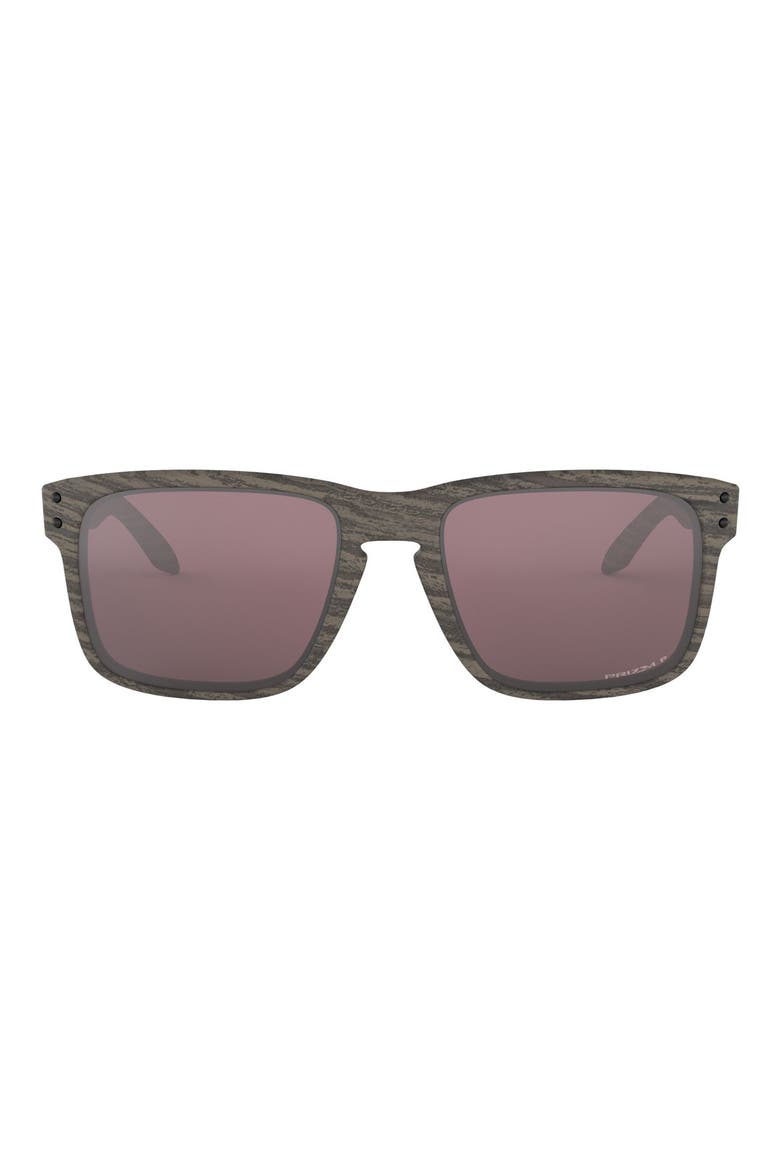 'Holbrook' 55mm Polarized Sunglasses, Alternate, color, BROWN