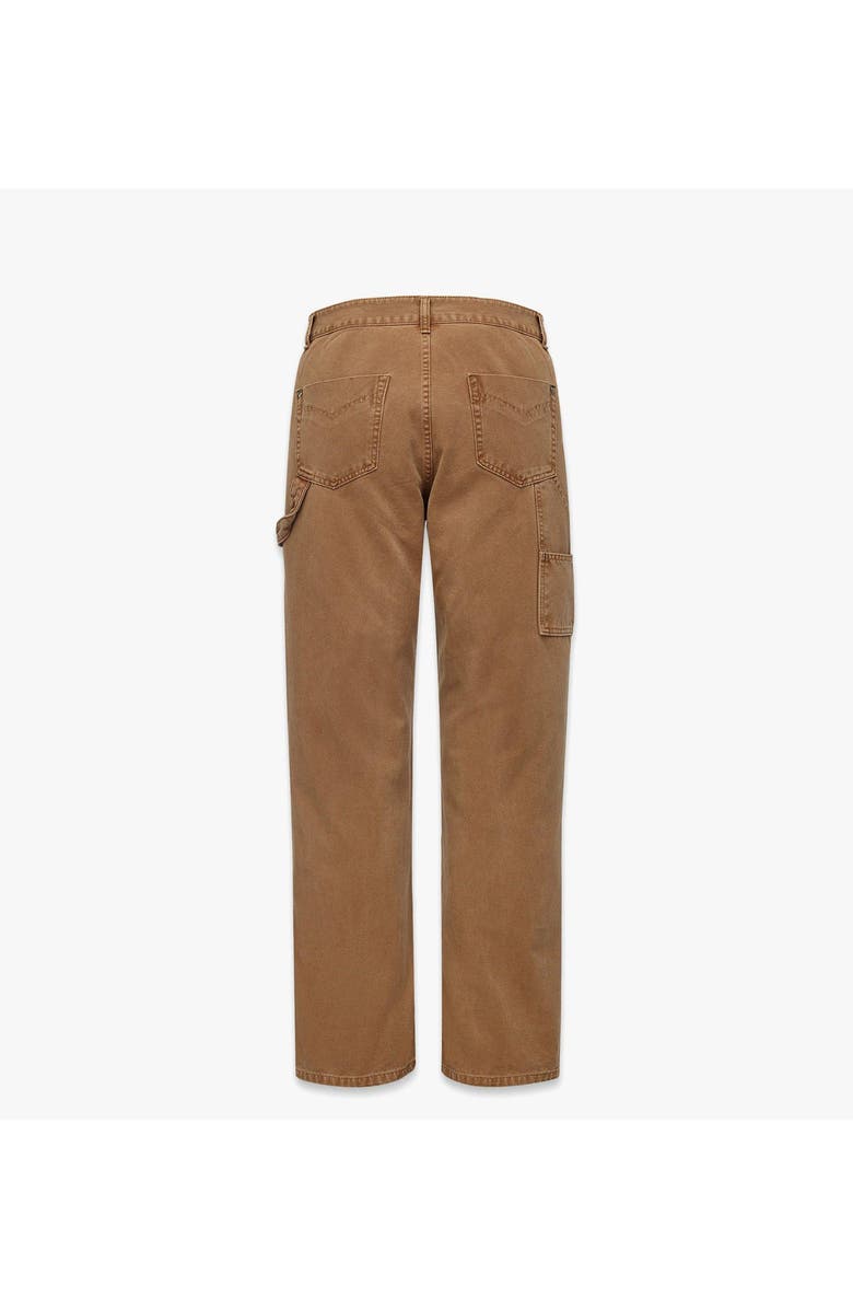 MCM x KASINA Bandana Monogram Pants in Denim Jacquard, Alternate, color, 