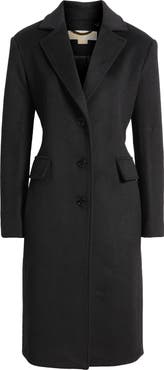 Michael Kors Fitted Longline Coat