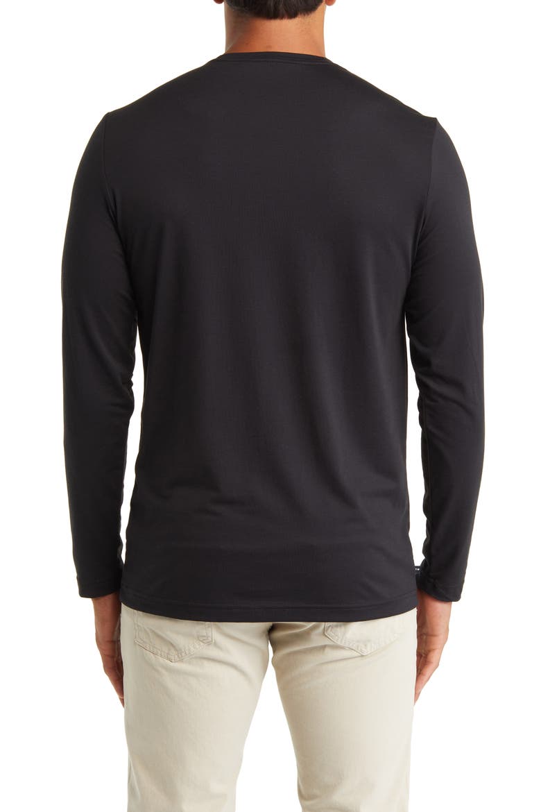 The Crew Long Sleeve T-Shirt, Alternate, color, BLACK
