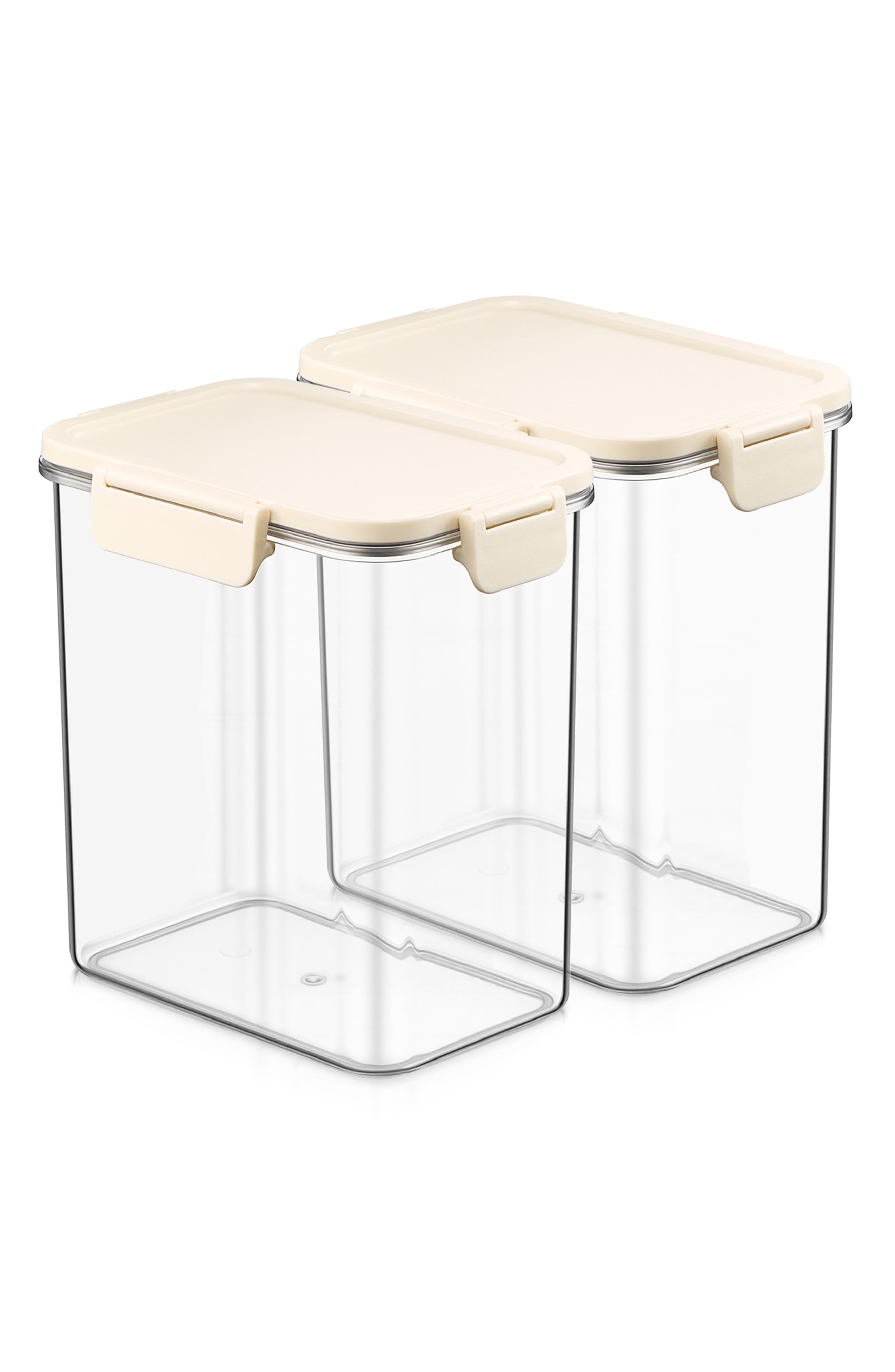 Set of 2 Airtight Food Storage Containers