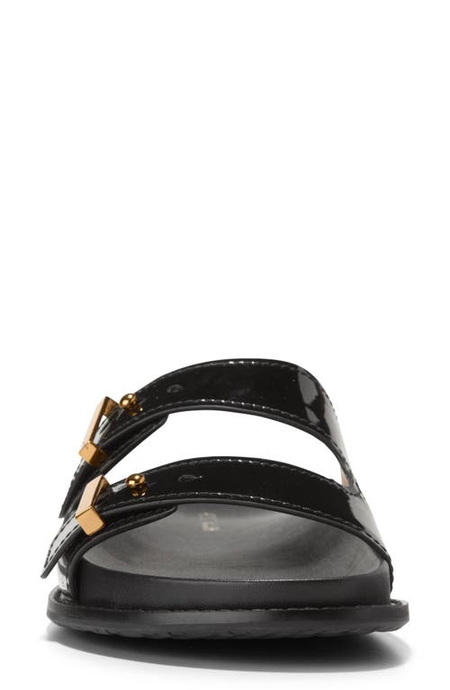 Cole Haan Marisol Sandal In Black Patent Leather