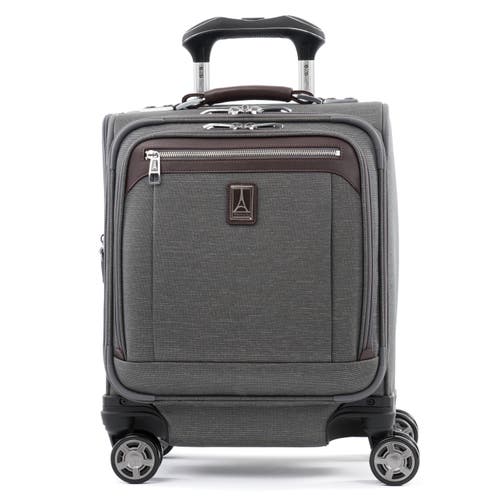 Travelpro Platinum Elite Underseat Spinner Tote Bag With Usb Port In Vintage Grey