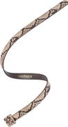 MOTHER The Constructor Faux Snakeskin Belt