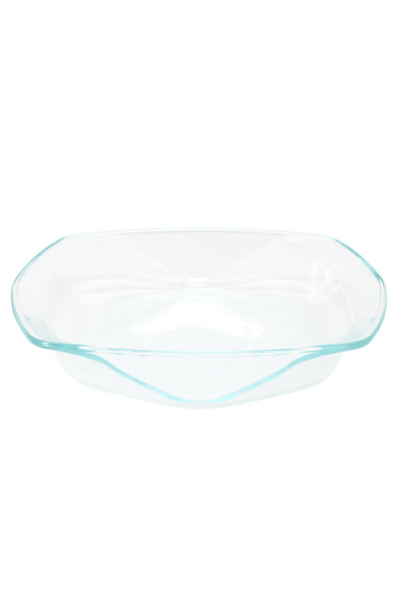 Carnegie Hill 14 inch x 12 Inch x 2.8 Inch Tempe Glass Baking Pan with Built-in Handles, Main, color, Clear