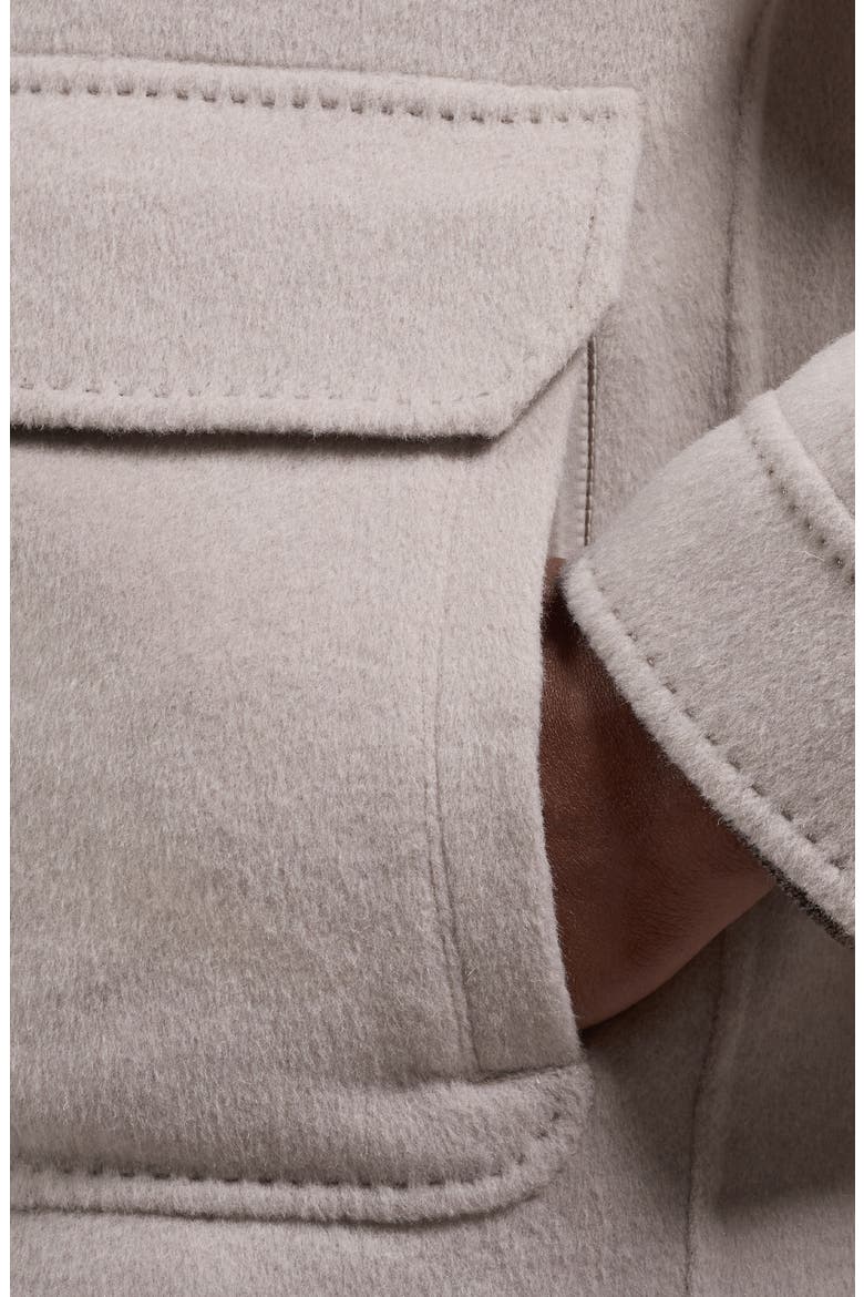 Wool Blend Blouson Jacket, Alternate, color, LIMESTONE