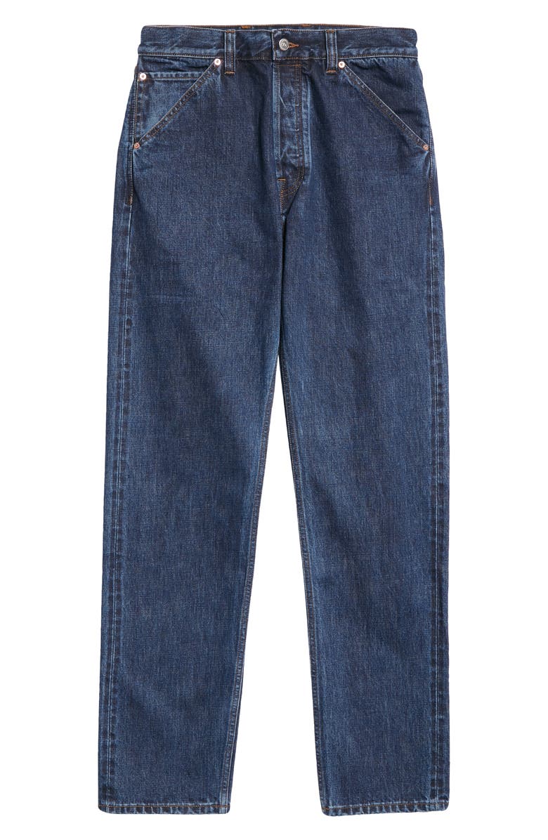 Drake's Selvedge Denim Straight Leg Jeans, Alternate, color, Blue