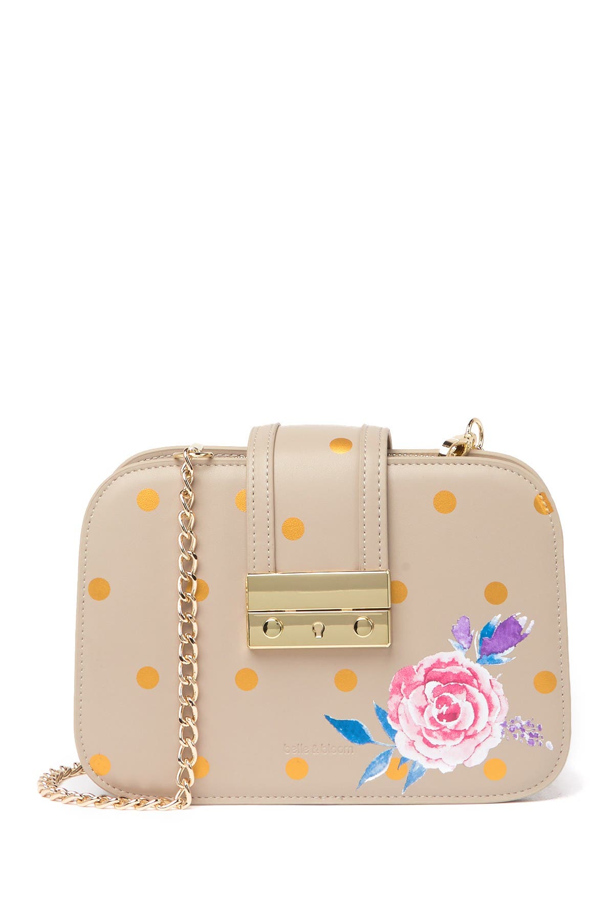 Belle & Bloom Belle Fleur Leather Crossbody Bag, Main, color, 