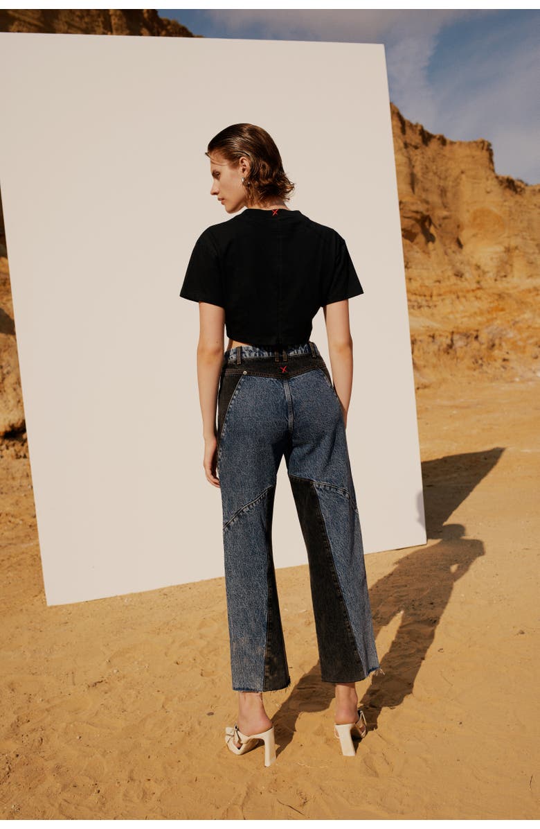 PCFG Pure Cotton Free Heaven Crop Tshirt, Alternate, color, Black