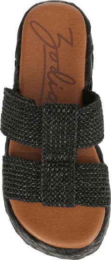 Izzy Raffia Platform Sandal
