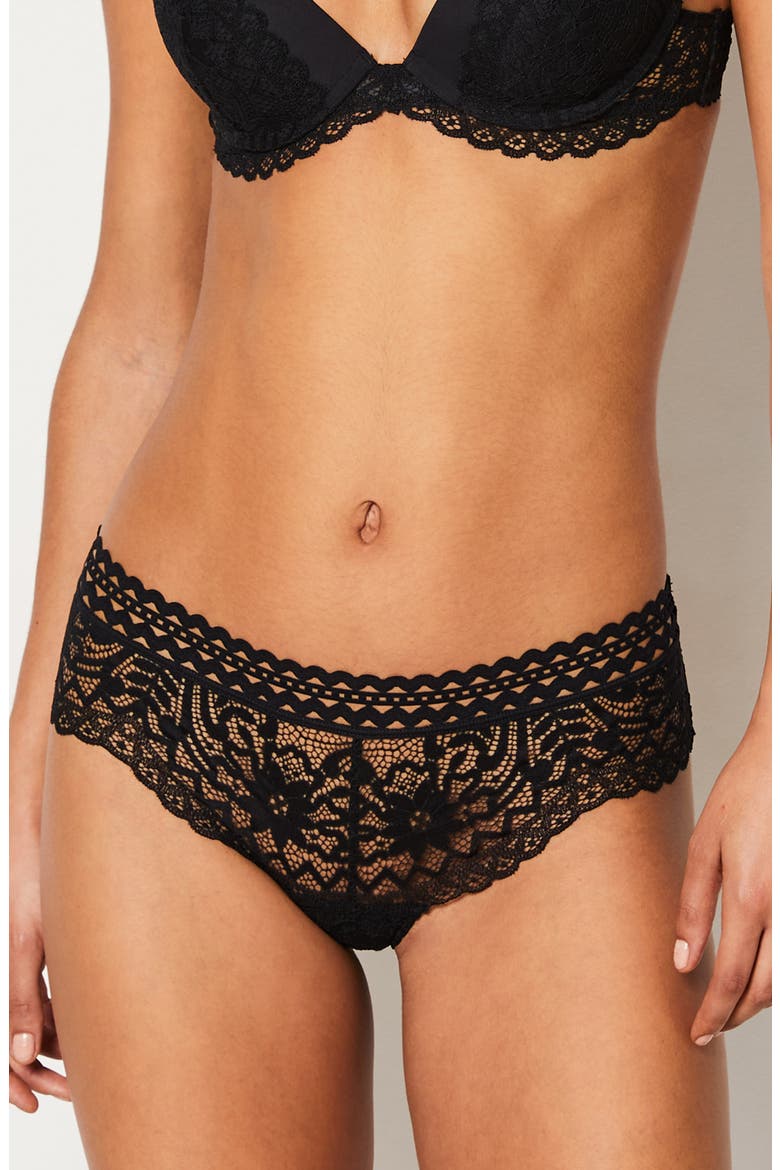 Dream Lace Briefs, Main, color, BLACK