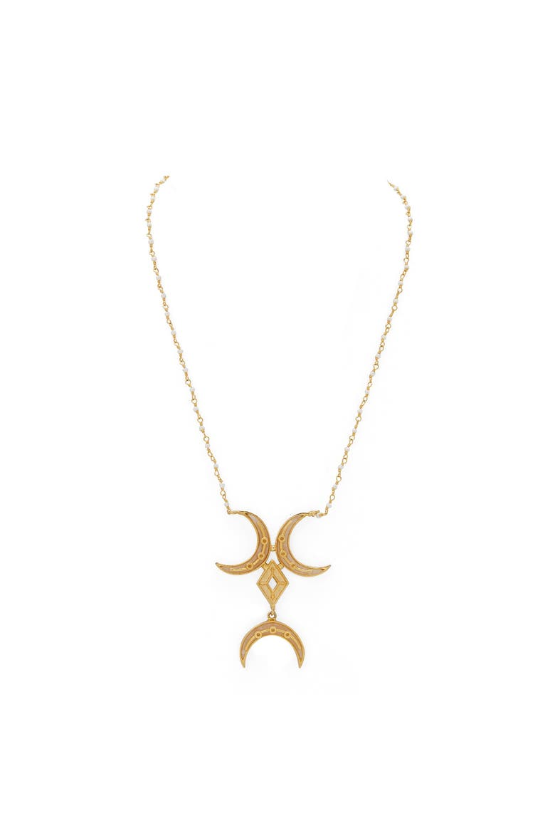 NOOR NECKLACE, Main, color, Gold Plated