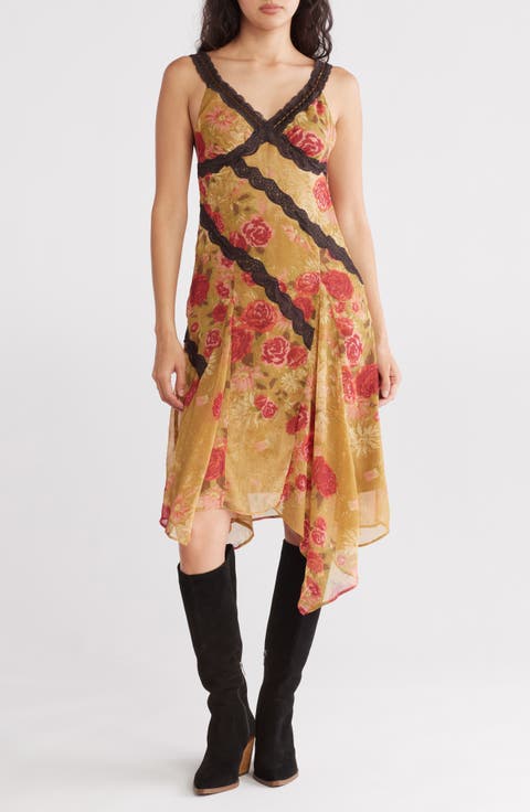 Amphora Asymmetric Midi Dress