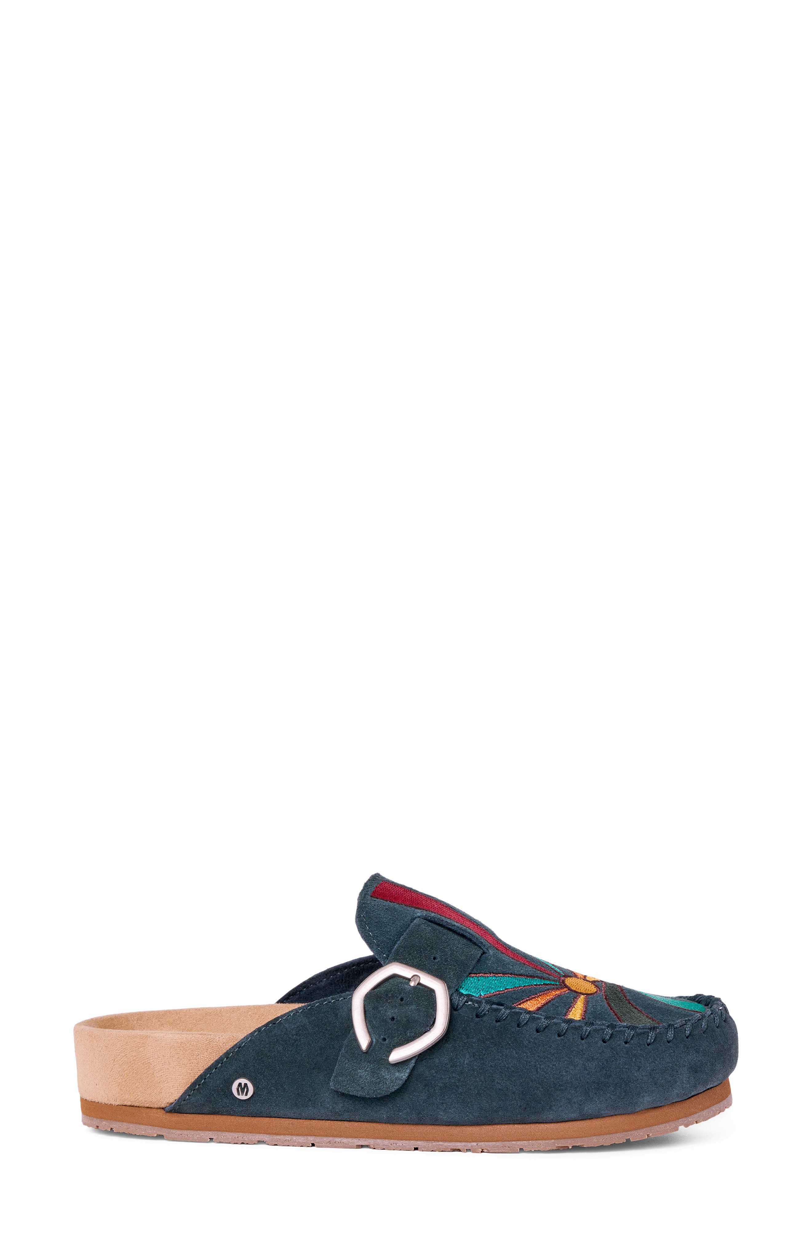 Buckle Clog, Alternate, color, DARK TEAL SUNSET