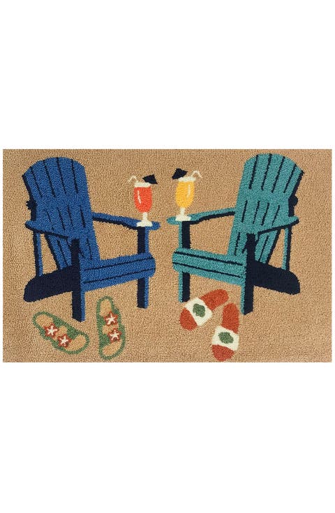 Beach Drinks Indoor/Outdoor Doormat