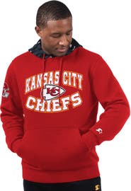 STARTER Men's Starter Red Kansas City Chiefs Thursday Night Gridiron Pullover Hoodie
