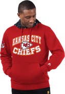 STARTER Men's Starter Red Kansas City Chiefs Thursday Night Gridiron Pullover Hoodie