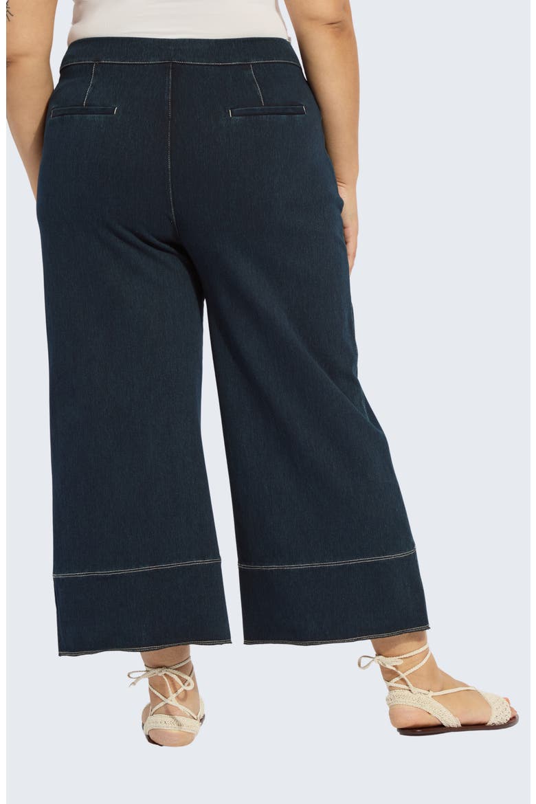 Dion Sailor Palazzo Pants, Alternate, color, INDIGO
