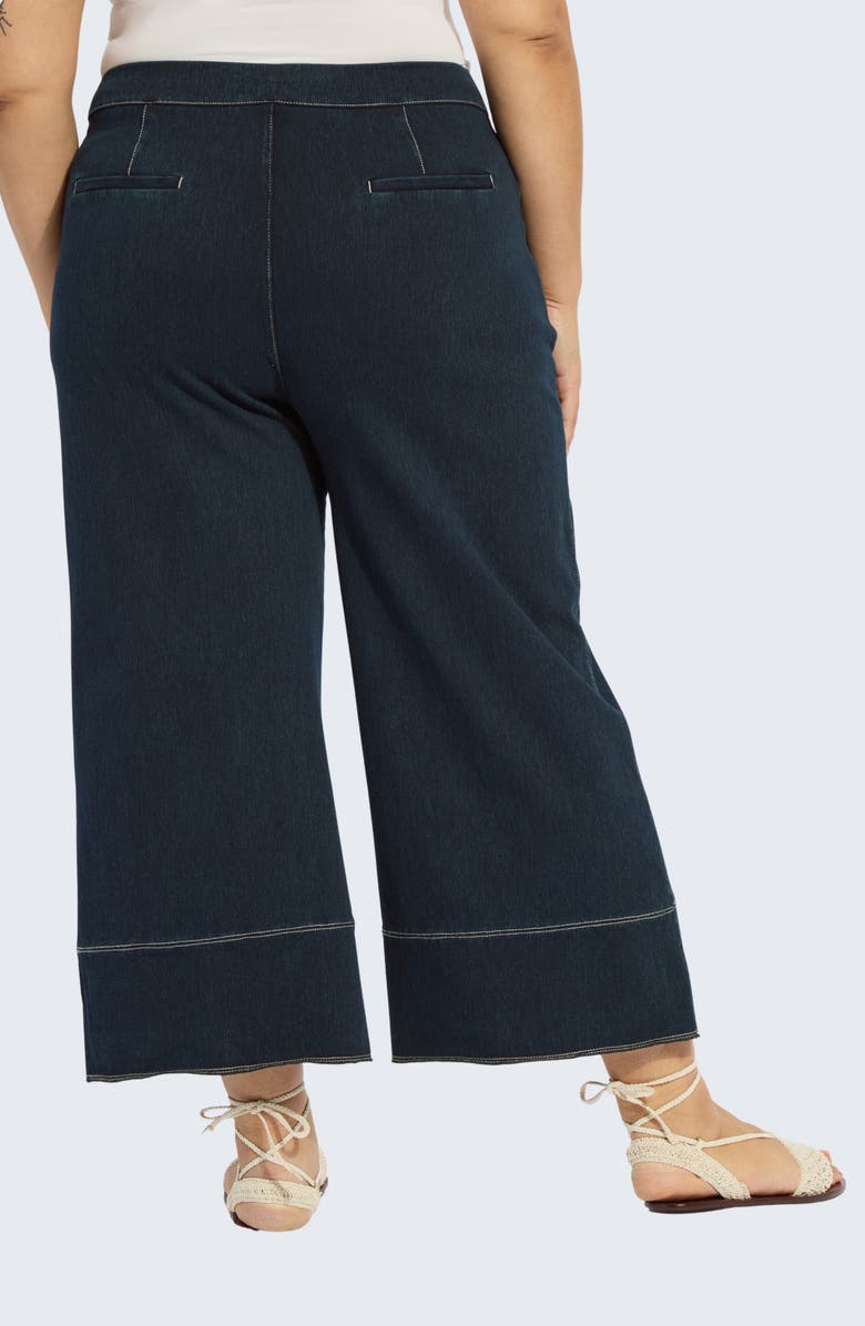 Lysse Dion Sailor Palazzo Pants, Alternate, color, Indigo