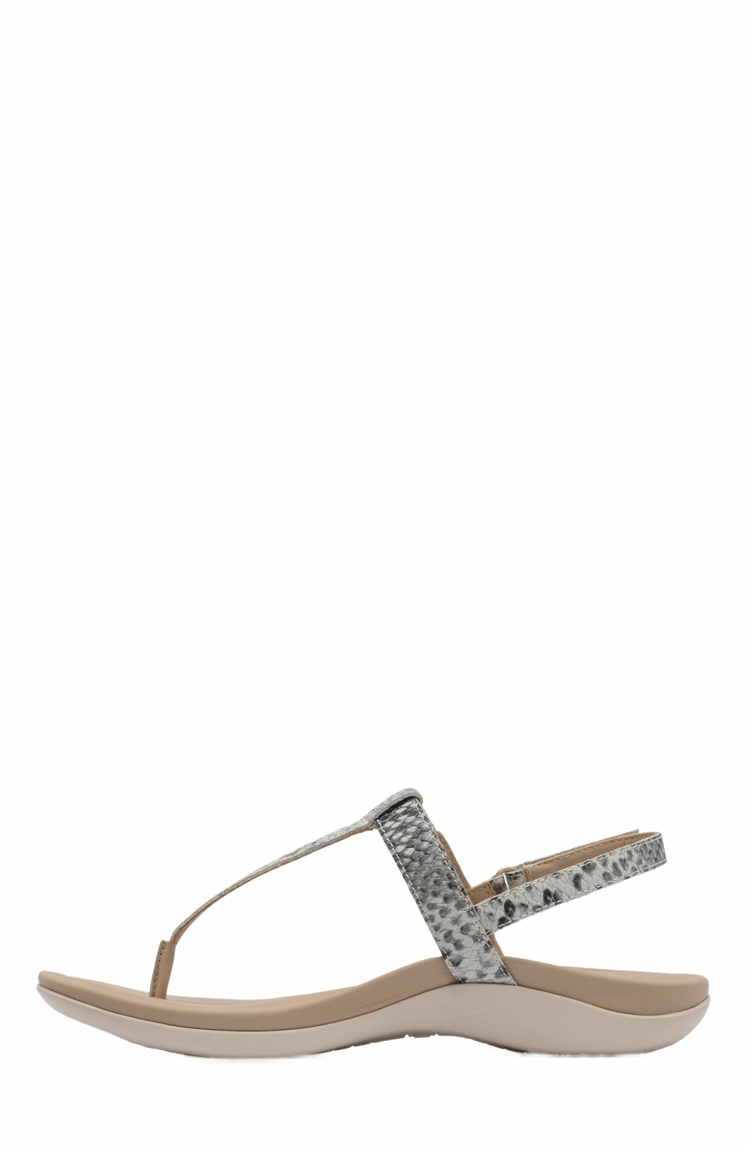 Oasis T Strap Sandal, Alternate, color, Snake - Regular