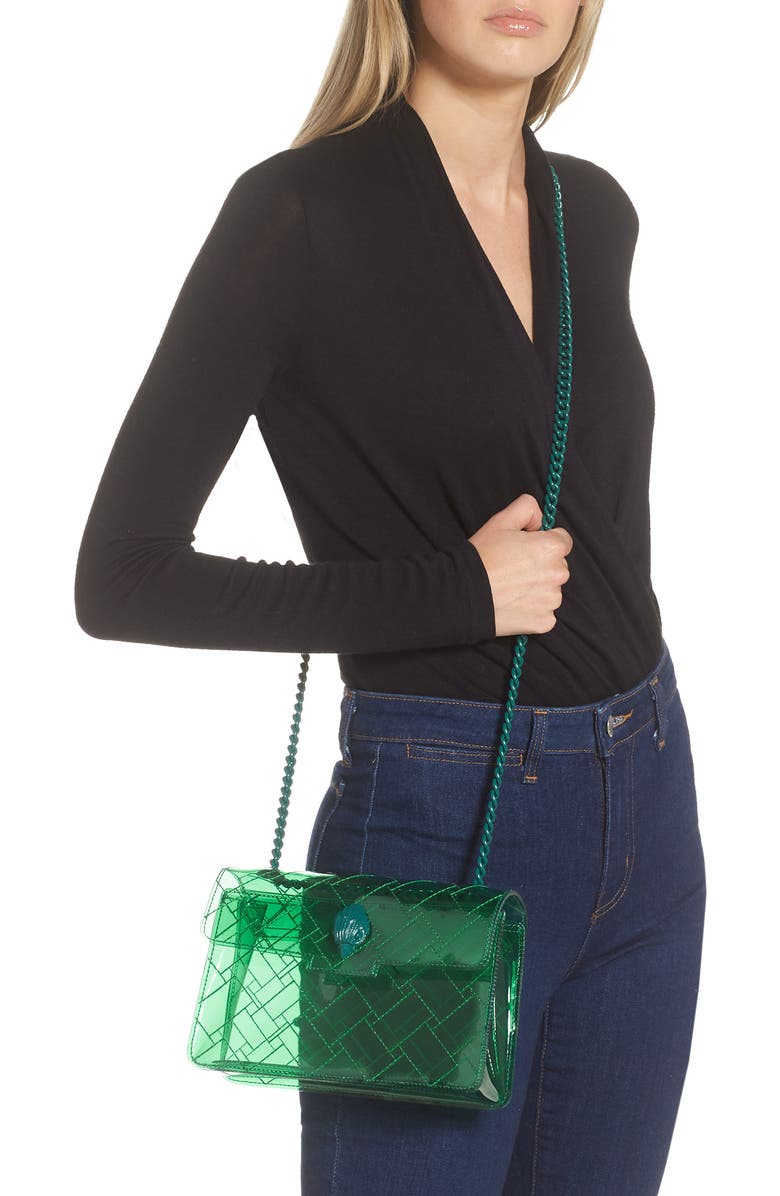 Kurt Geiger London Medium Kensington Vinyl Crossbody Bag, Alternate, color,