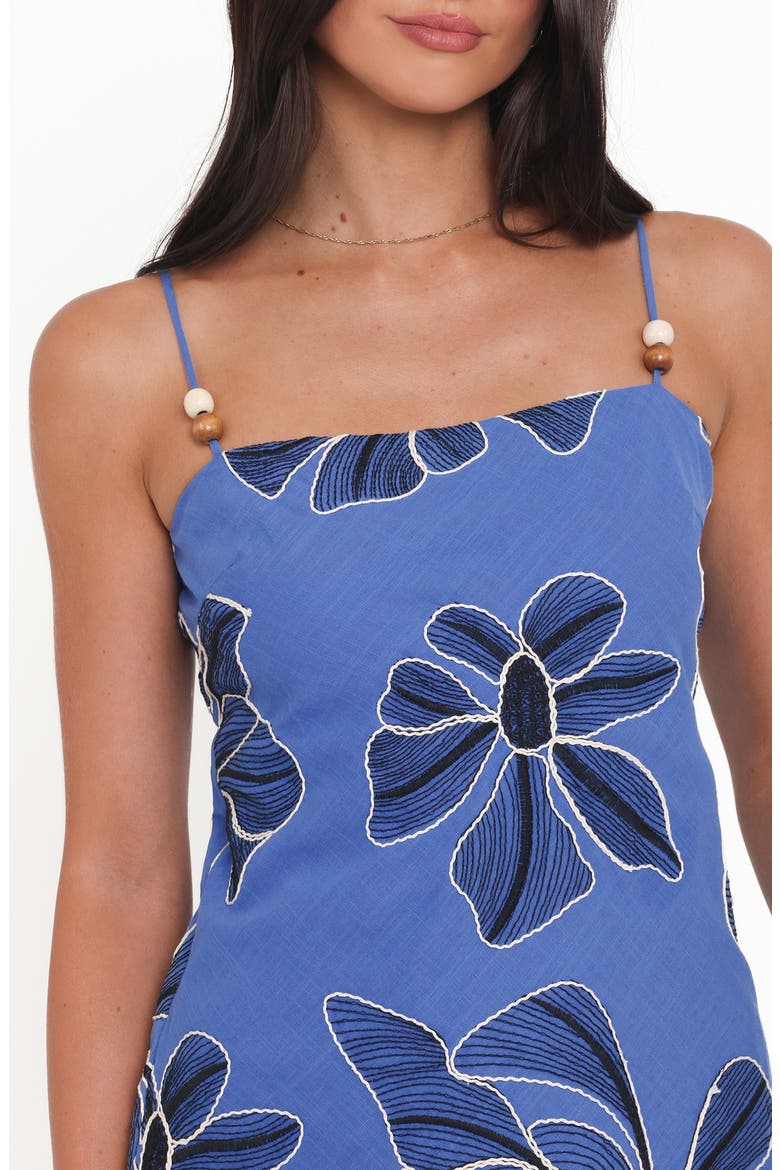 Tigris Floral Minidress, Alternate, color, BLUE FLORAL