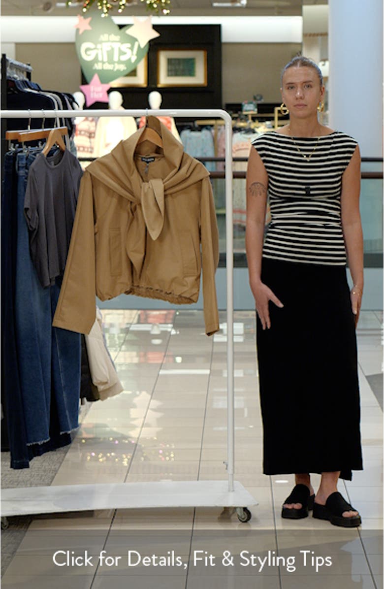 Heidi Cotton Blend Jacket with Removable Hood, sales video thumbnail