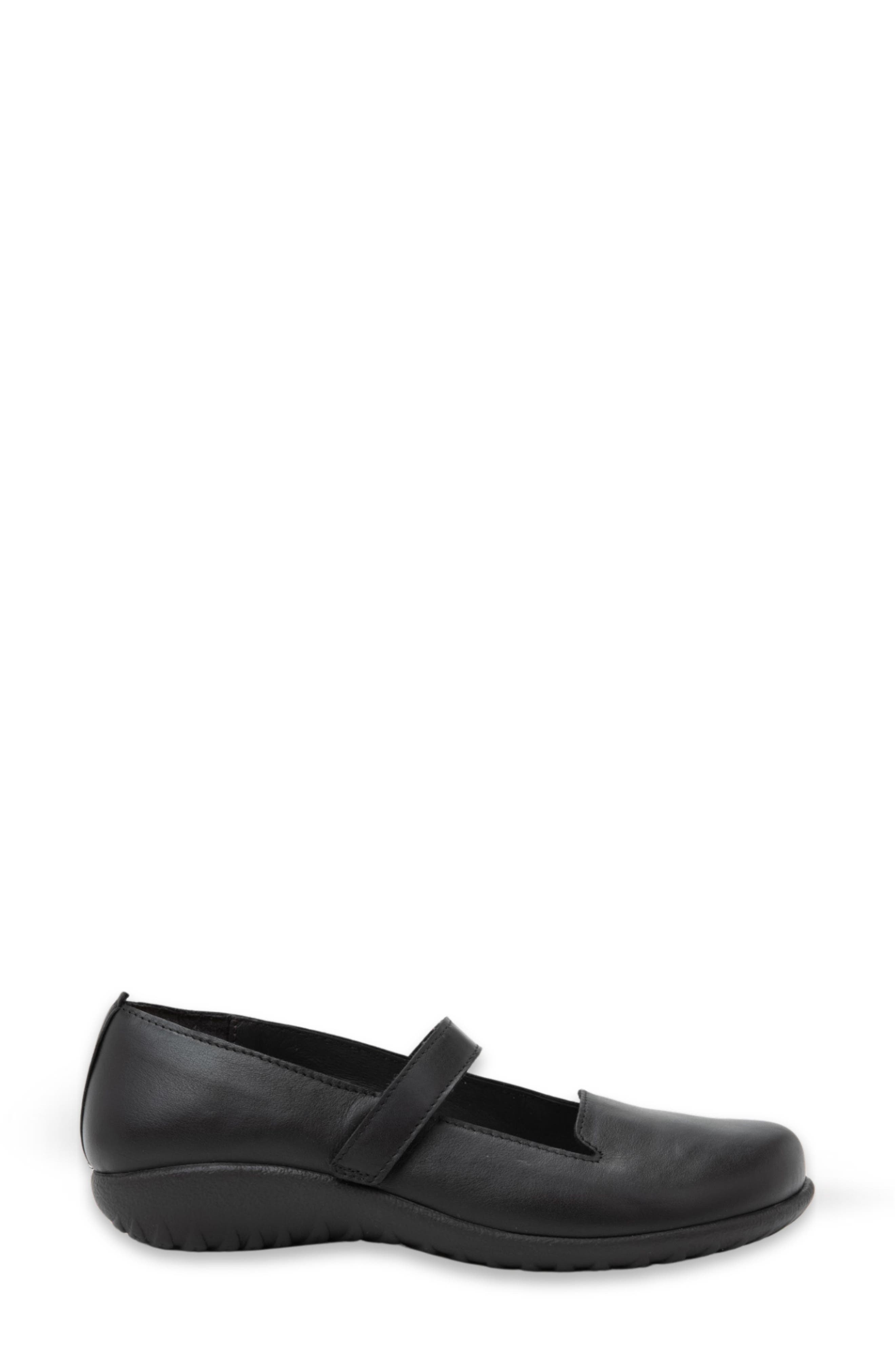 Naot Purini Mary Jane Flat, Alternate, color, Black Jet Leather